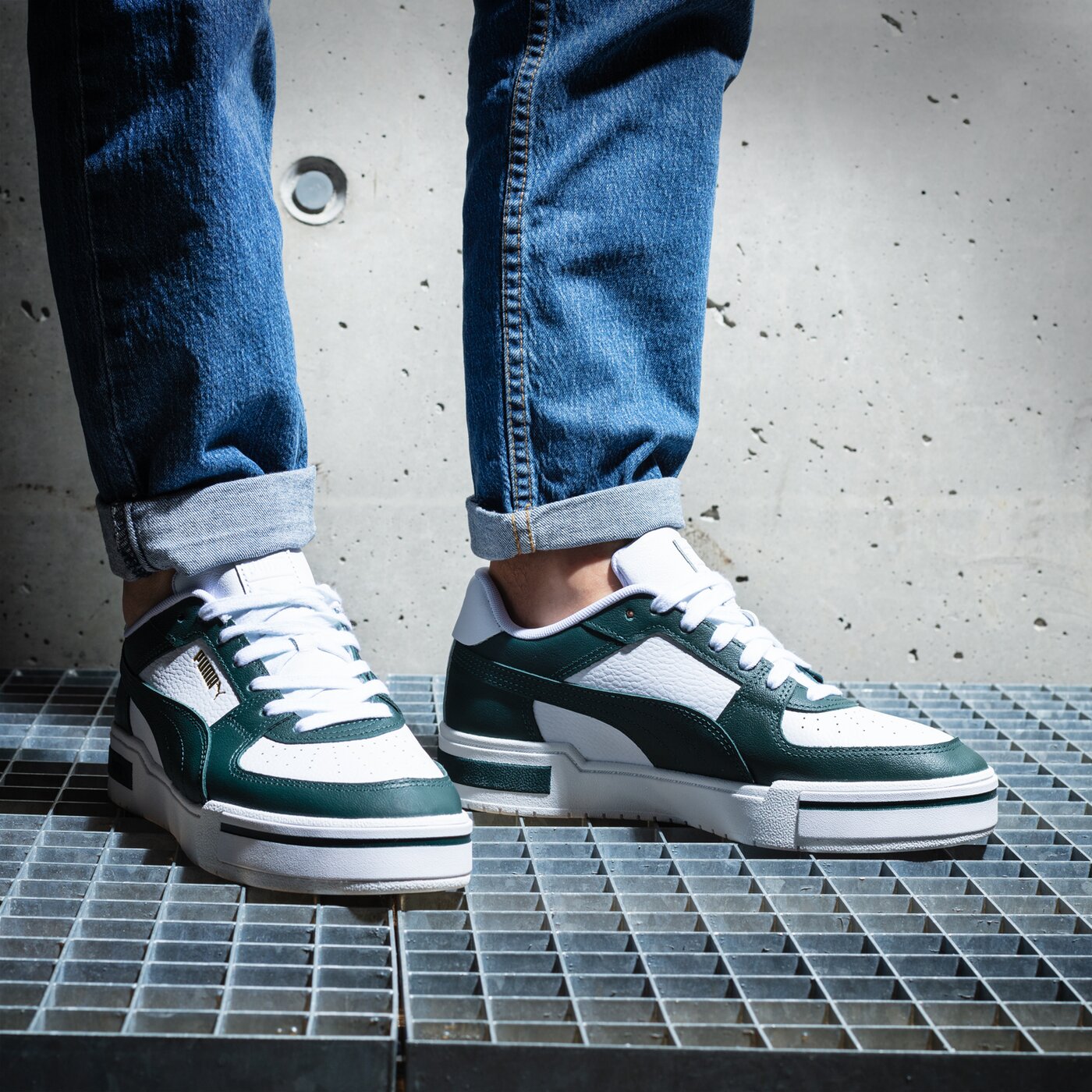 Мъжки маратонки PUMA CA PRO CLASSIC 38019009 цвят бял