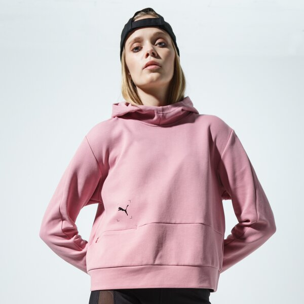 Дамски суичър PUMA СУИТЧЪР С КАЧУЛКА NU-TILITY HOODIE 58354816 цвят розов