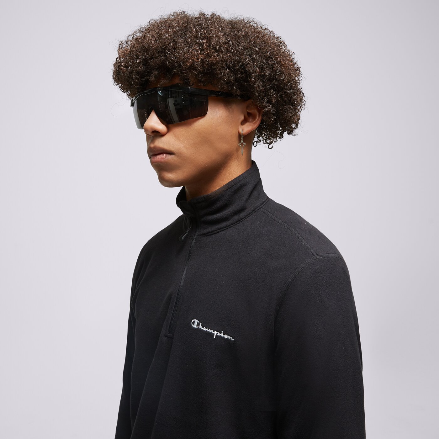 Мъжки суичър CHAMPION ПОЛАР HALF ZIP ТОП 216695kk001 цвят черен
