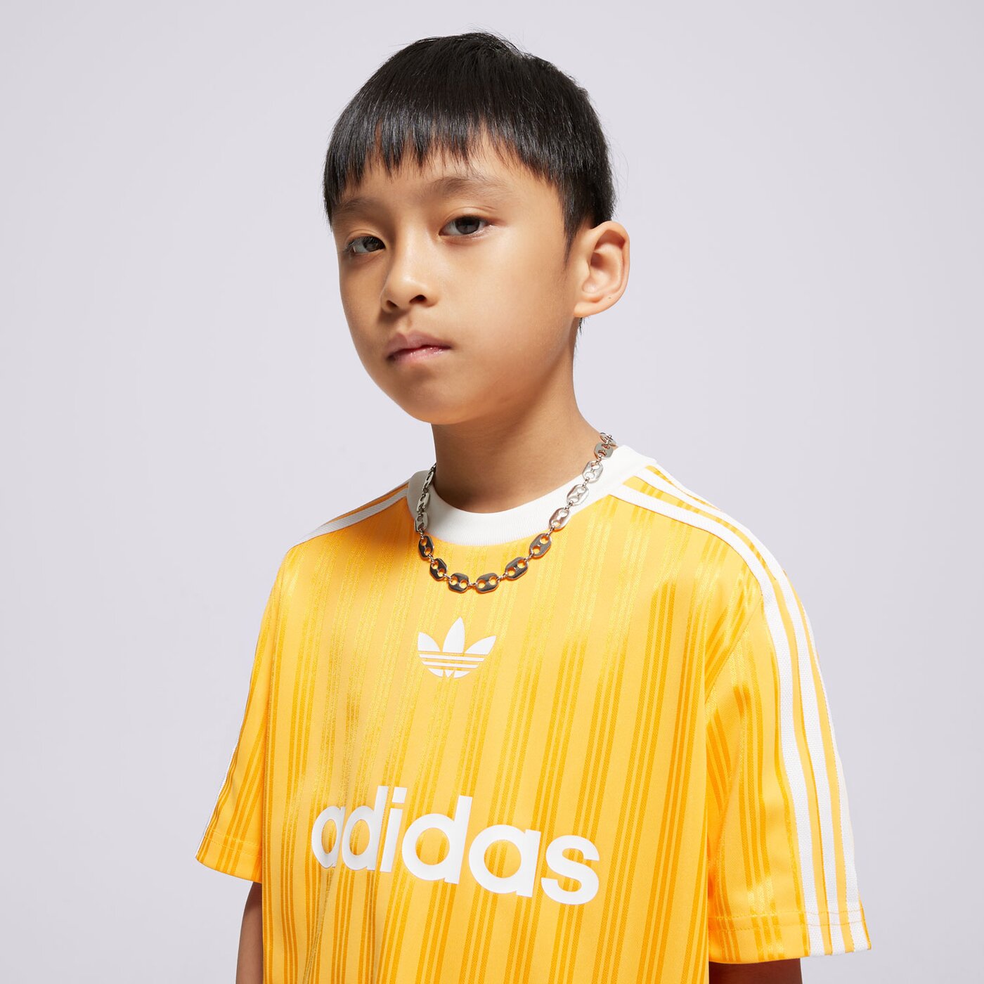 Детска тениска ADIDAS ТЕНИСКА TEE BOYS jc7283 цвят оранжев