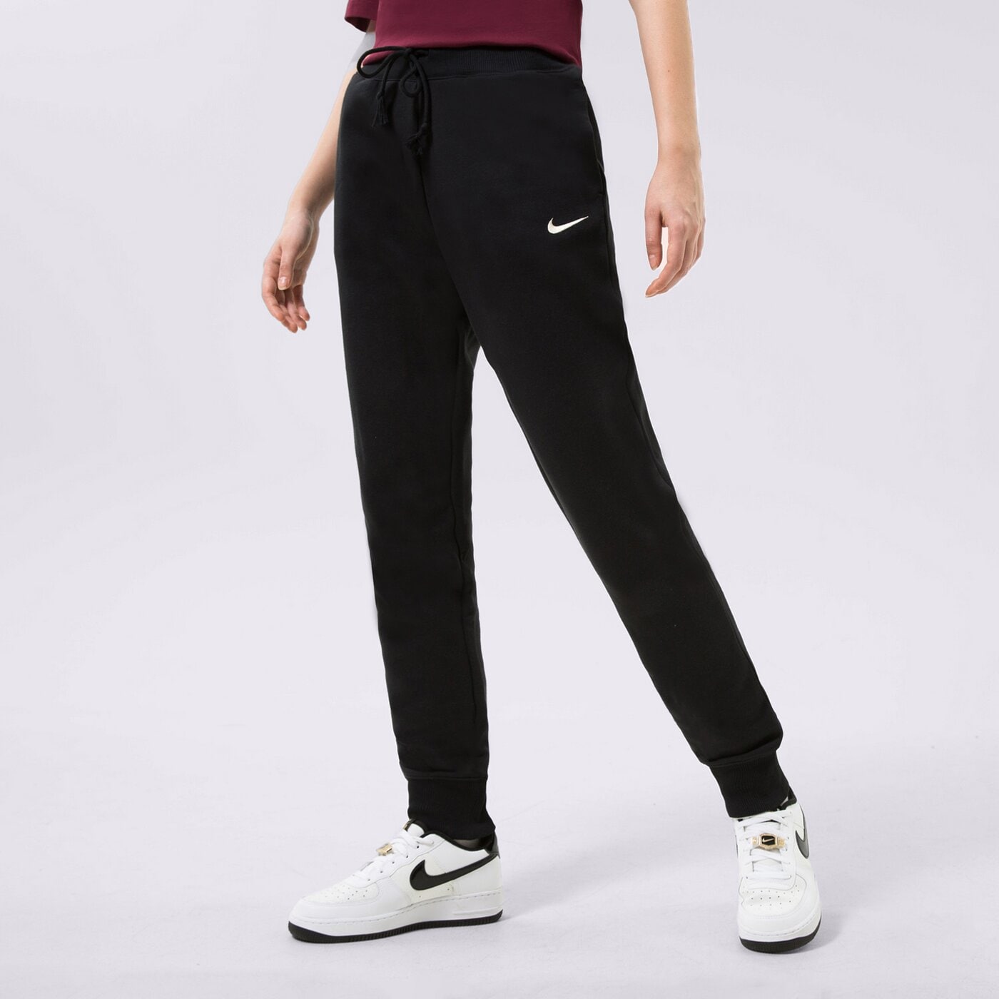 Дамски панталони NIKE ПАНТАЛОНИ W NSW STYLE FLC HR PANT STD dq5688-010 цвят черен