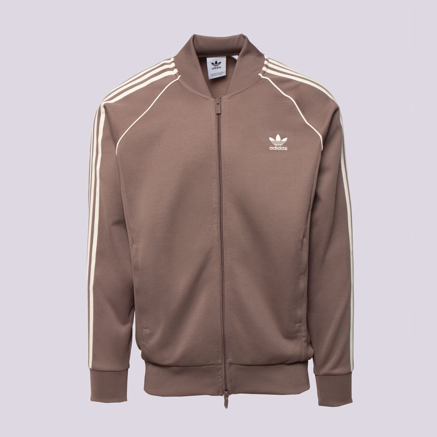 Мъжки суичър ADIDAS СУИТЧЪР СЪС ЗАКОПЧАВАНЕ SST TT jp2519 цвят бежов