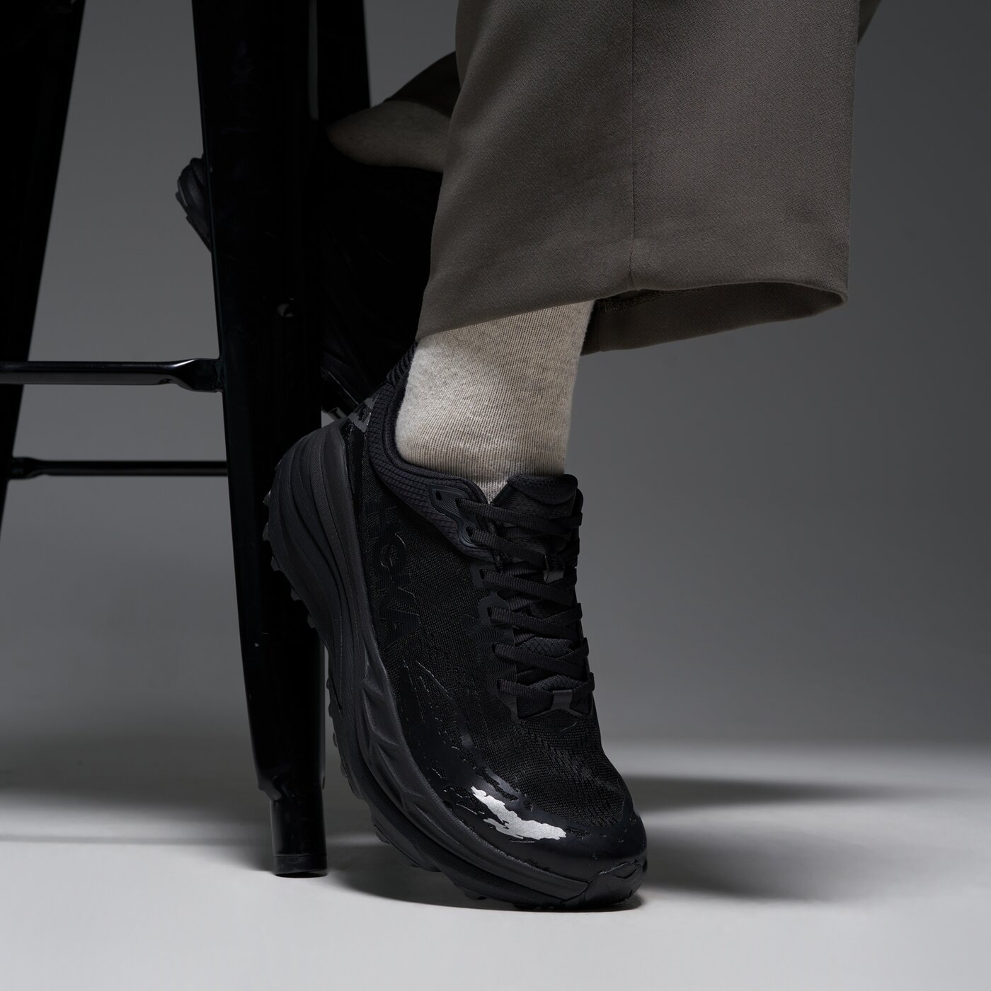 Мъжки маратонки за бягане HOKA STINSON 7 1141530bblc цвят черен