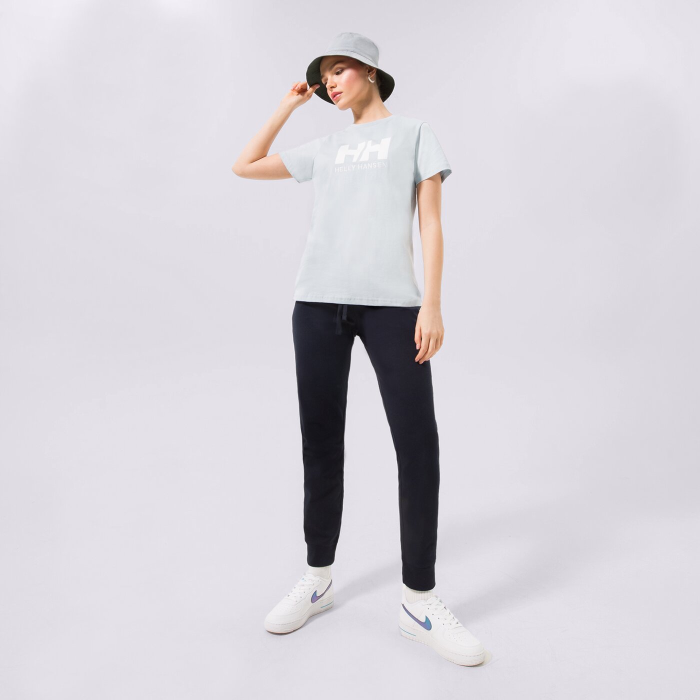 Дамска тениска HELLY HANSEN ТЕНИСКА W HH LOGO 34112582 цвят син