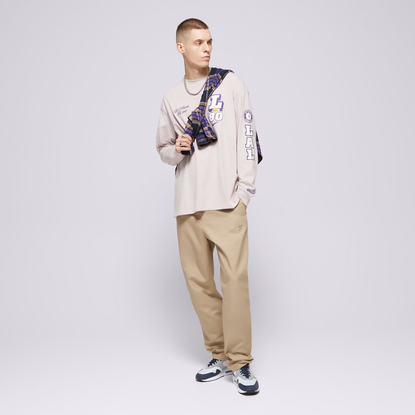 Мъжки панталони NIKE ПАНТАЛОНИ CLUB fz5770-247 цвят бежов