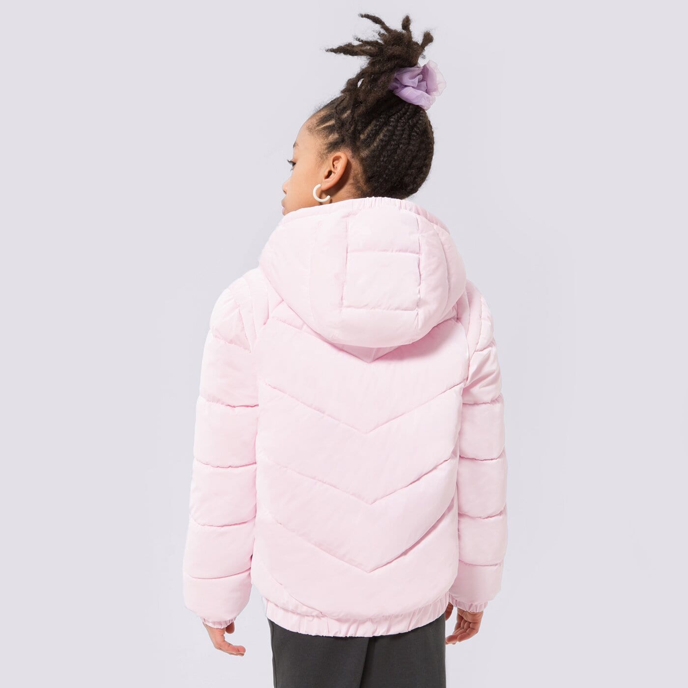 Детска преходно яке JORDAN ЯКЕ ЗИМНО SHINY CHEVRON QUILTING JKT GIRL 45b741-a9y цвят розов