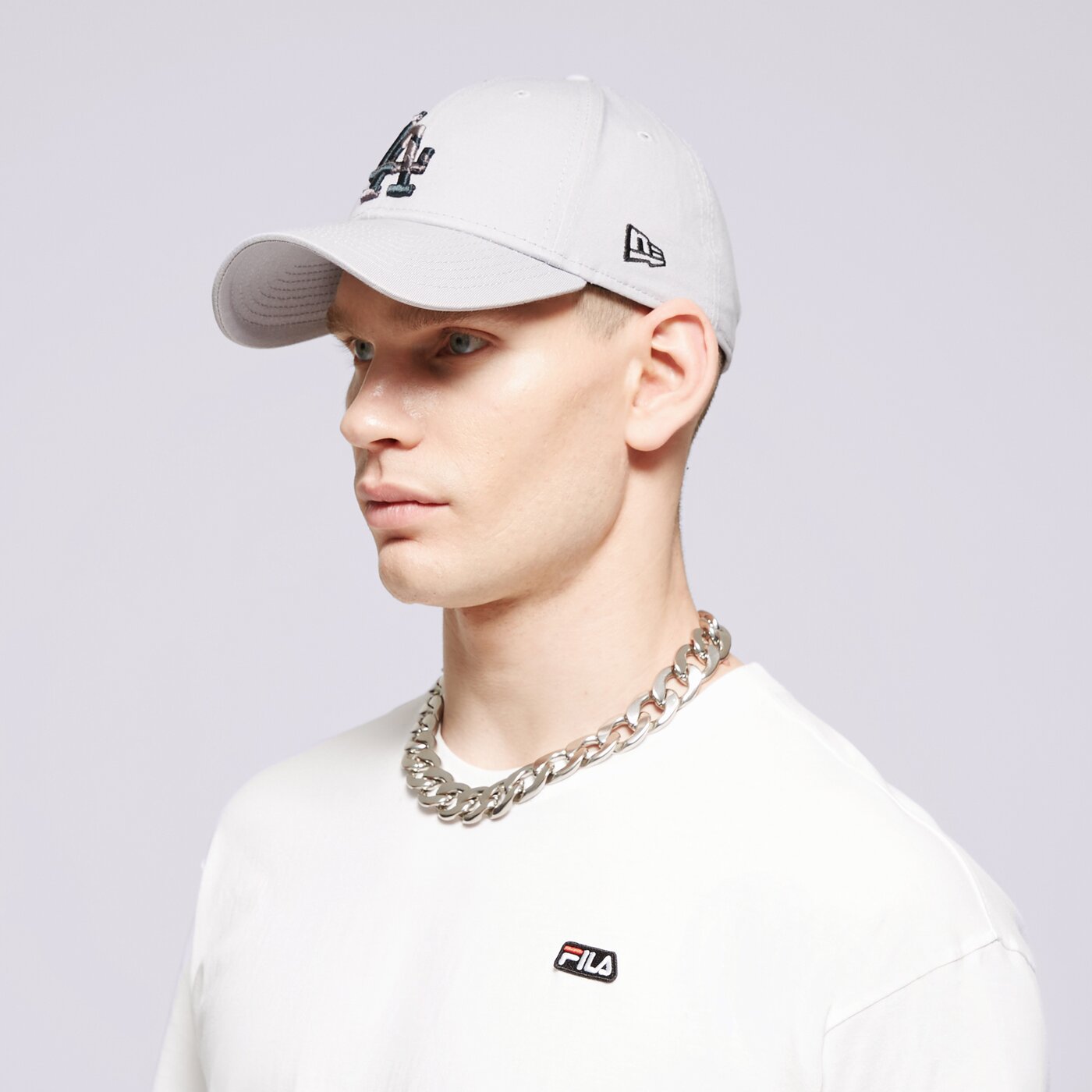 Мъжка тениска FILA ТЕНИСКА BADGE LOGO TEE fi124tsm70100 цвят бял