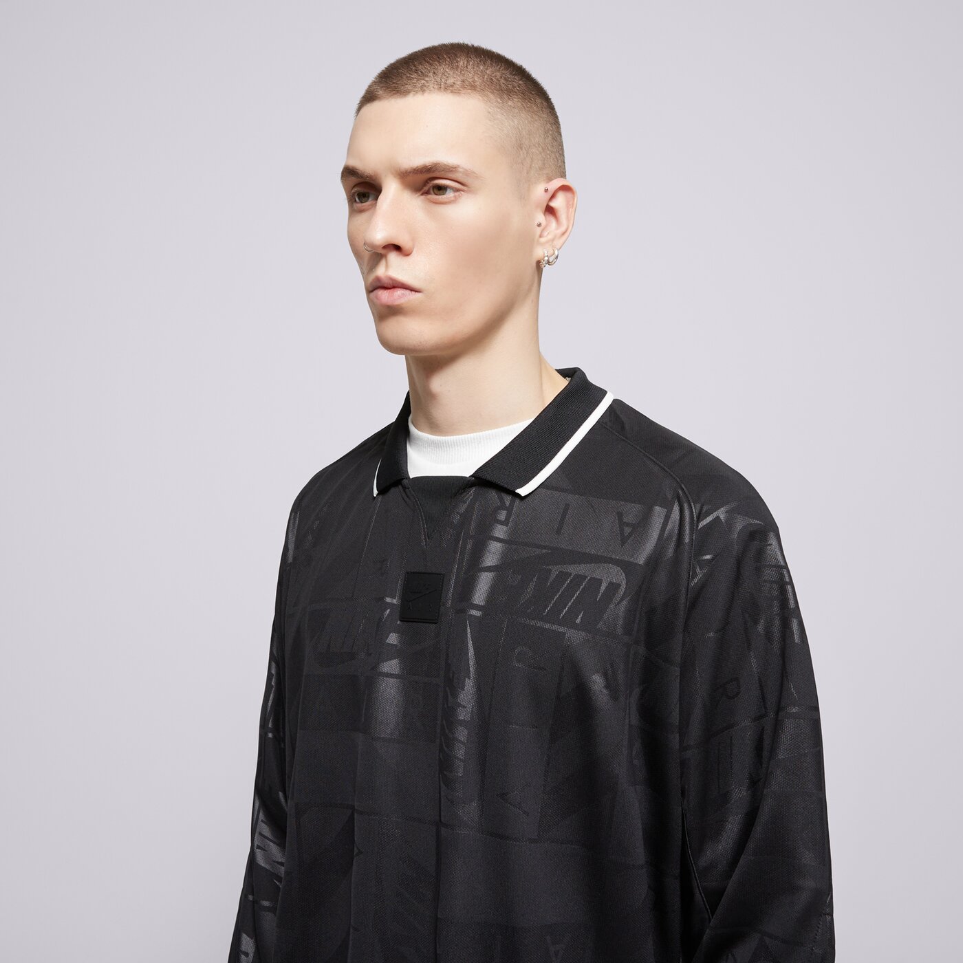 Мъжка тениска NIKE ТЕНИСКА M NIKE AIR LS JERSEY hm8987-010 цвят черен