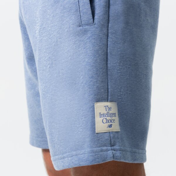 Мъжки къси панталони NEW BALANCE ШОРТИ NB ESSENTIALS PURE BALANCE FLEECE SHORT ms21552nhr цвят син
