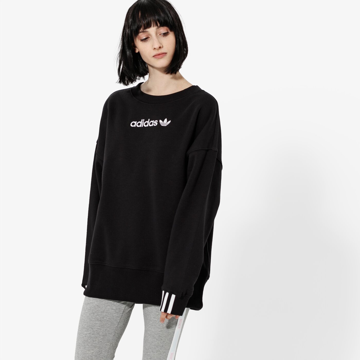 Дамски суичър ADIDAS СУИТЧЪР COEEZE SWEAT COEEZE du7193 цвят черен