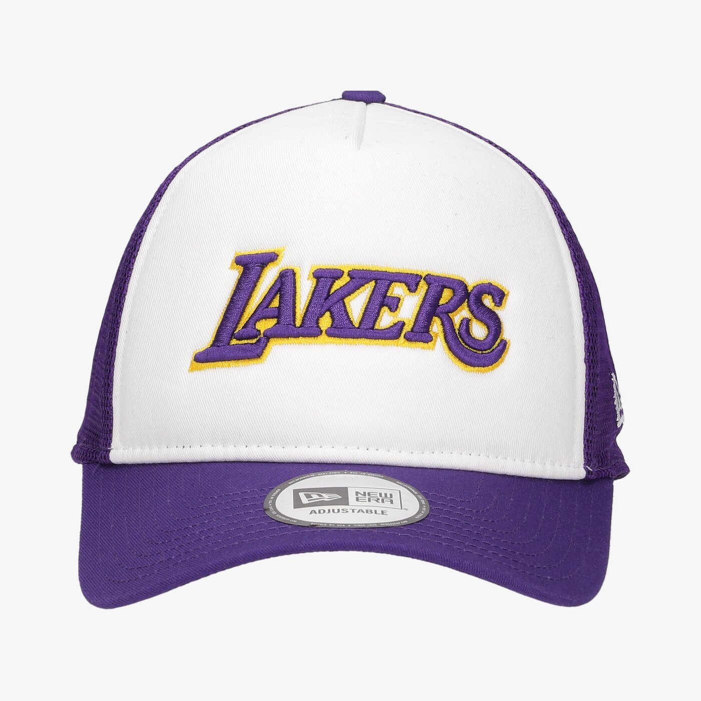 Мъжка шапка с козирка NEW ERA ШАПКА TEAM ARCH TRUCKER LAKERS LOS ANGELES LAKERS TR 60141674 цвят бял