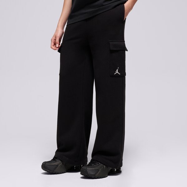 Детски панталони JORDAN ПАНТАЛОНИ JDG WJ BRKN FT CARGO PANT GIRL 45f143-023 цвят черен