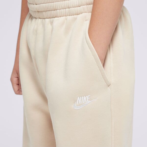 Детски панталони NIKE ПАНТАЛОНИ G NSW CLUB FLC LOOSE PANT LBR G fd2933-126 цвят бежов