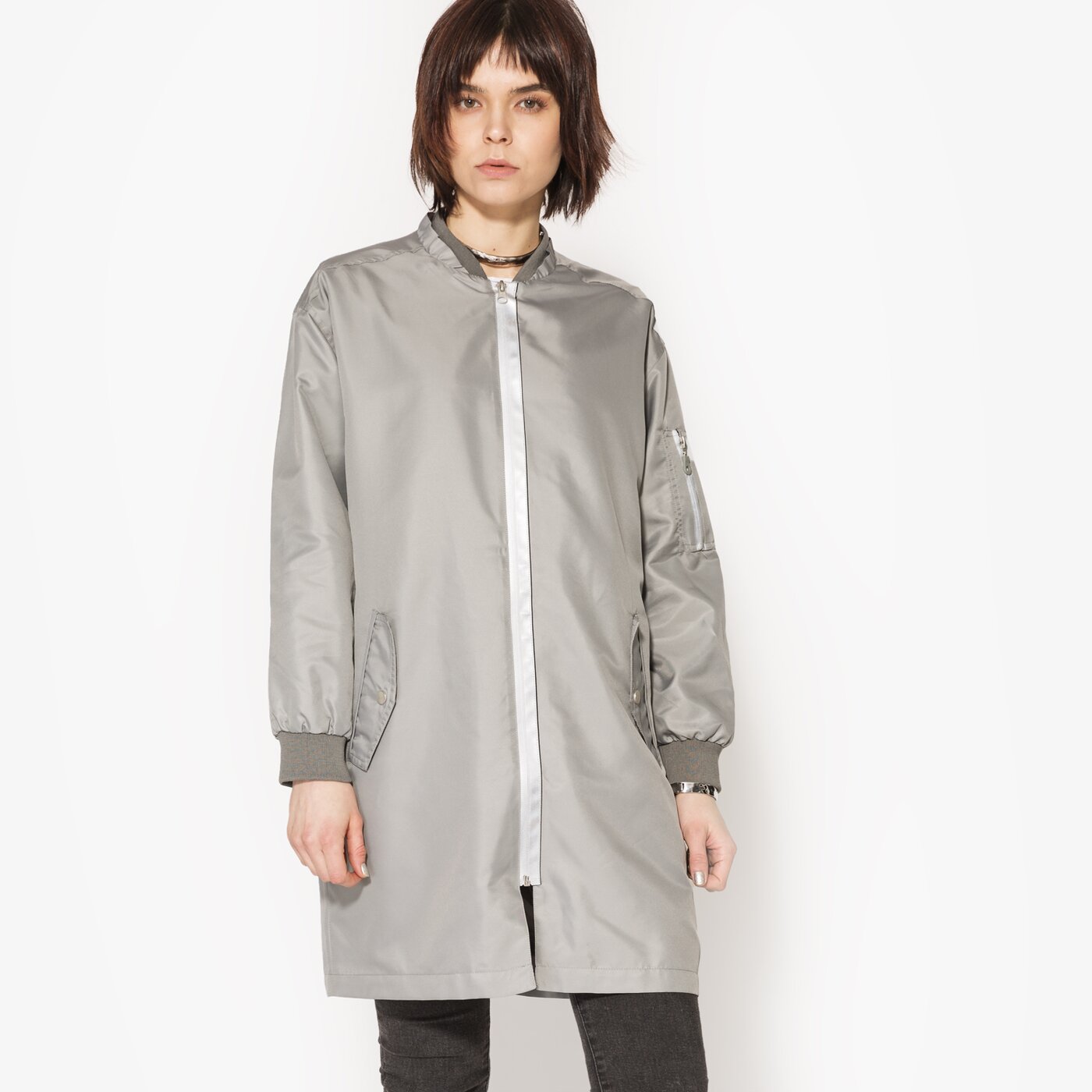 Дамско преходно яке CONFRONT ЯКЕ GOZO cf17kud15001 цвят сив