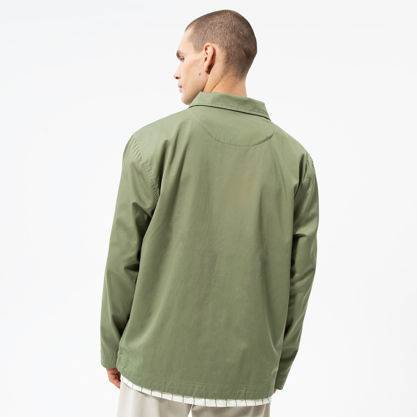 Мъжко преходно яке NEW BALANCE ЯКЕ NB ATHLETICS NATURE STATE mj23552olf цвят сив