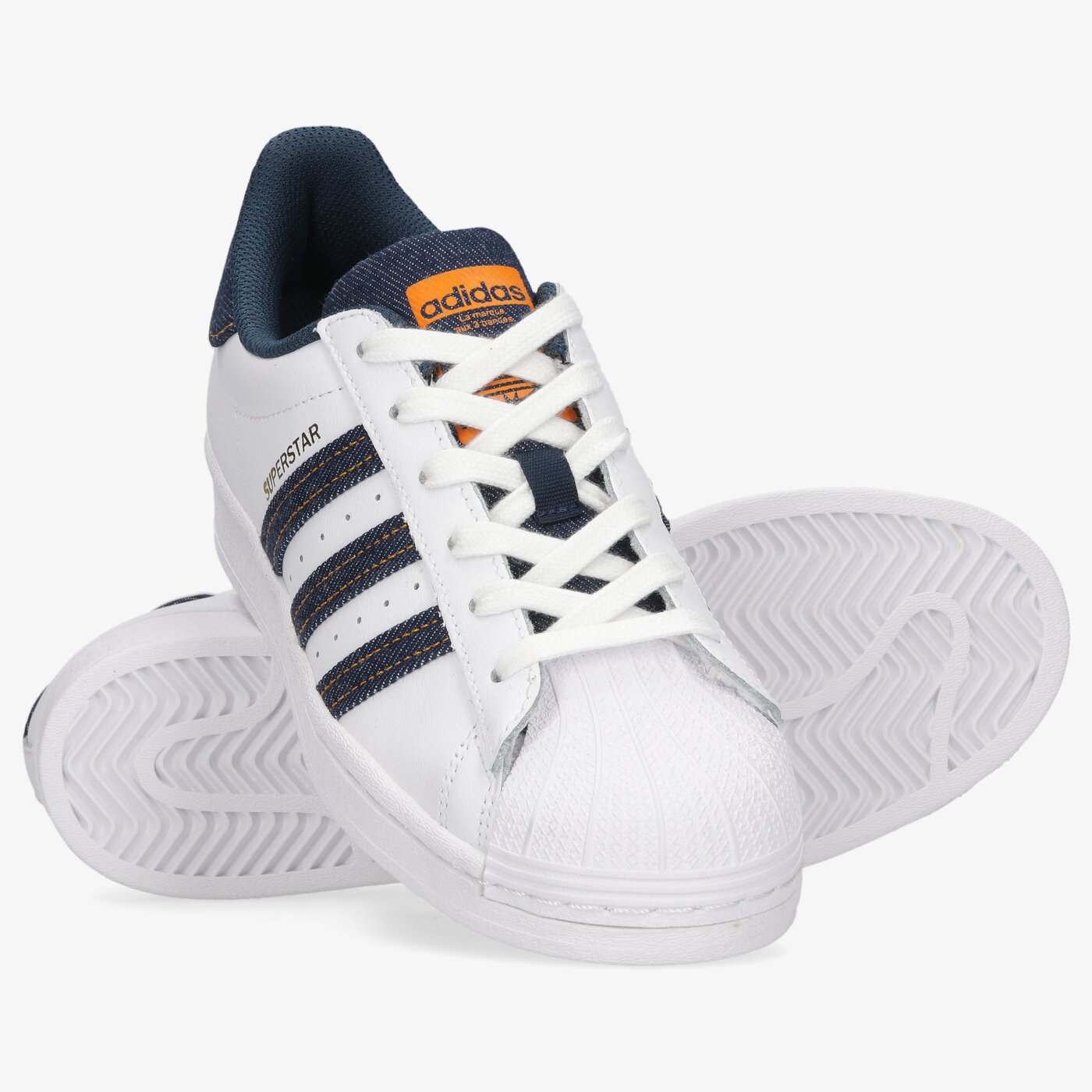 Детски маратонки ADIDAS SUPERSTARJ h04025 цвят бял