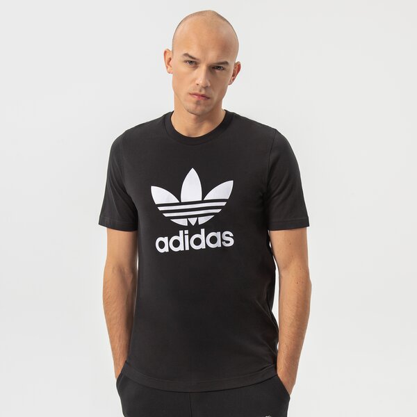 Мъжка тениска ADIDAS ТЕНИСКА TREFOIL h06642 цвят черен