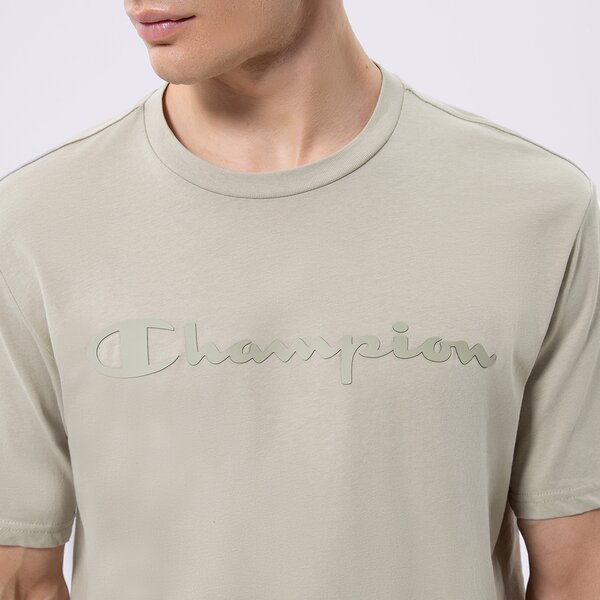Мъжка тениска CHAMPION ТЕНИСКА CREWNECK ТЕНИСКА 218284es066 цвят сив