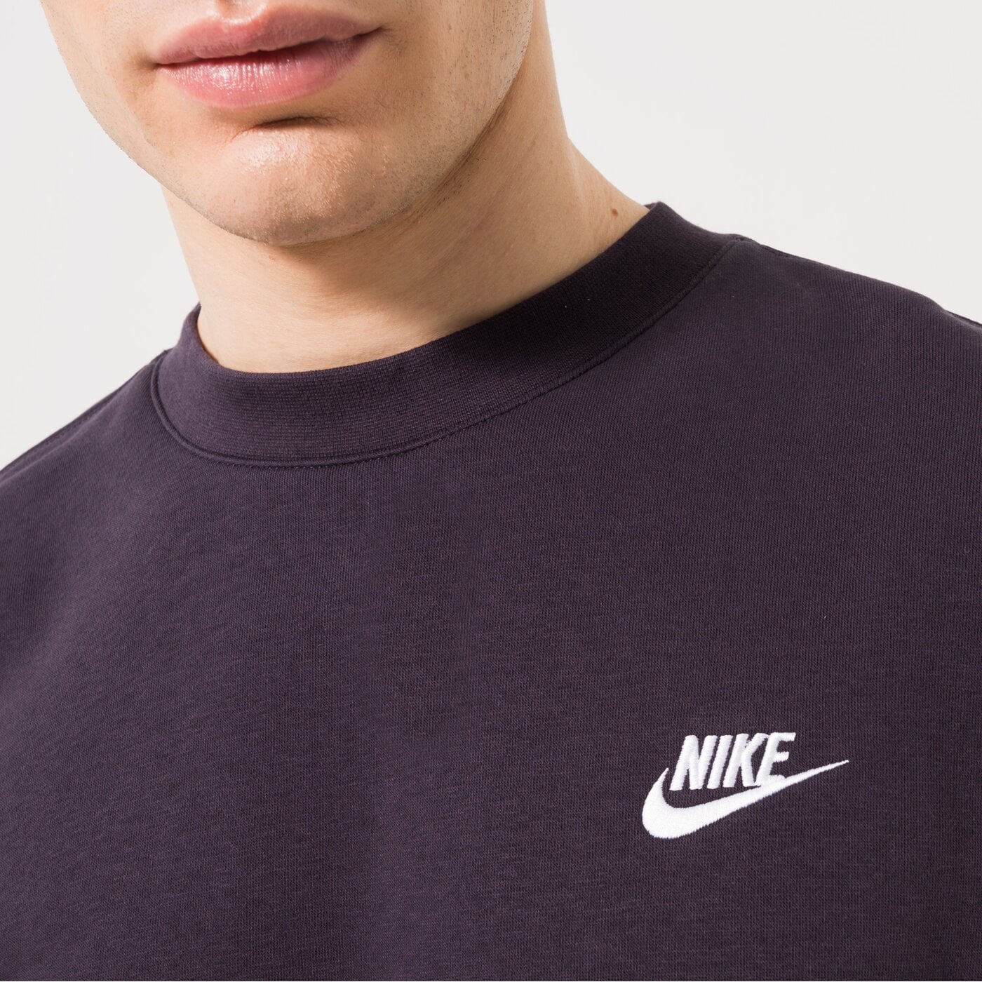 Мъжки суичър NIKE СУИТЧЪР SPORTSWEAR CLUB FLEECE bv2662-540 цвят виолетов