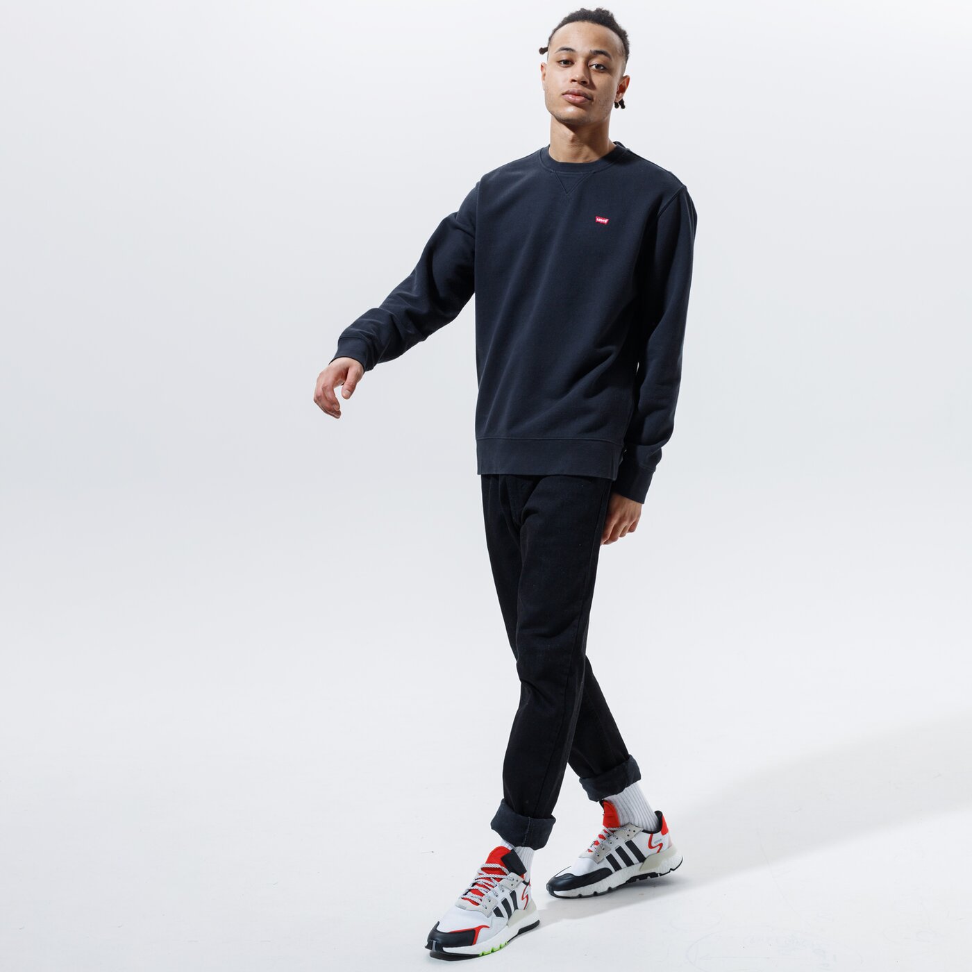 Мъжки суичър LEVI'S СУИТЧЪР NEW ORIGINAL CREW 359090003 цвят черен