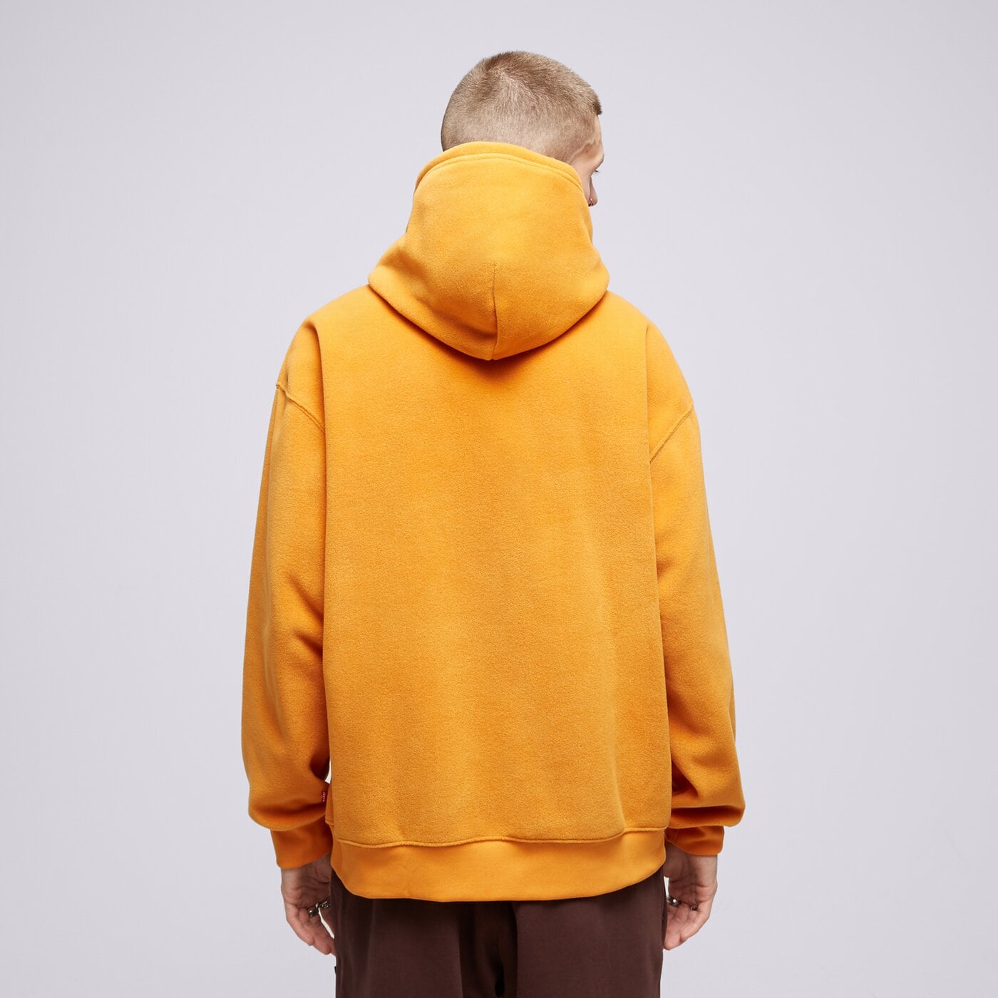 Мъжки суичър LEVI'S СУИТЧЪР С КАЧУЛКА BABY TAB PF a6391-0001 цвят горчица