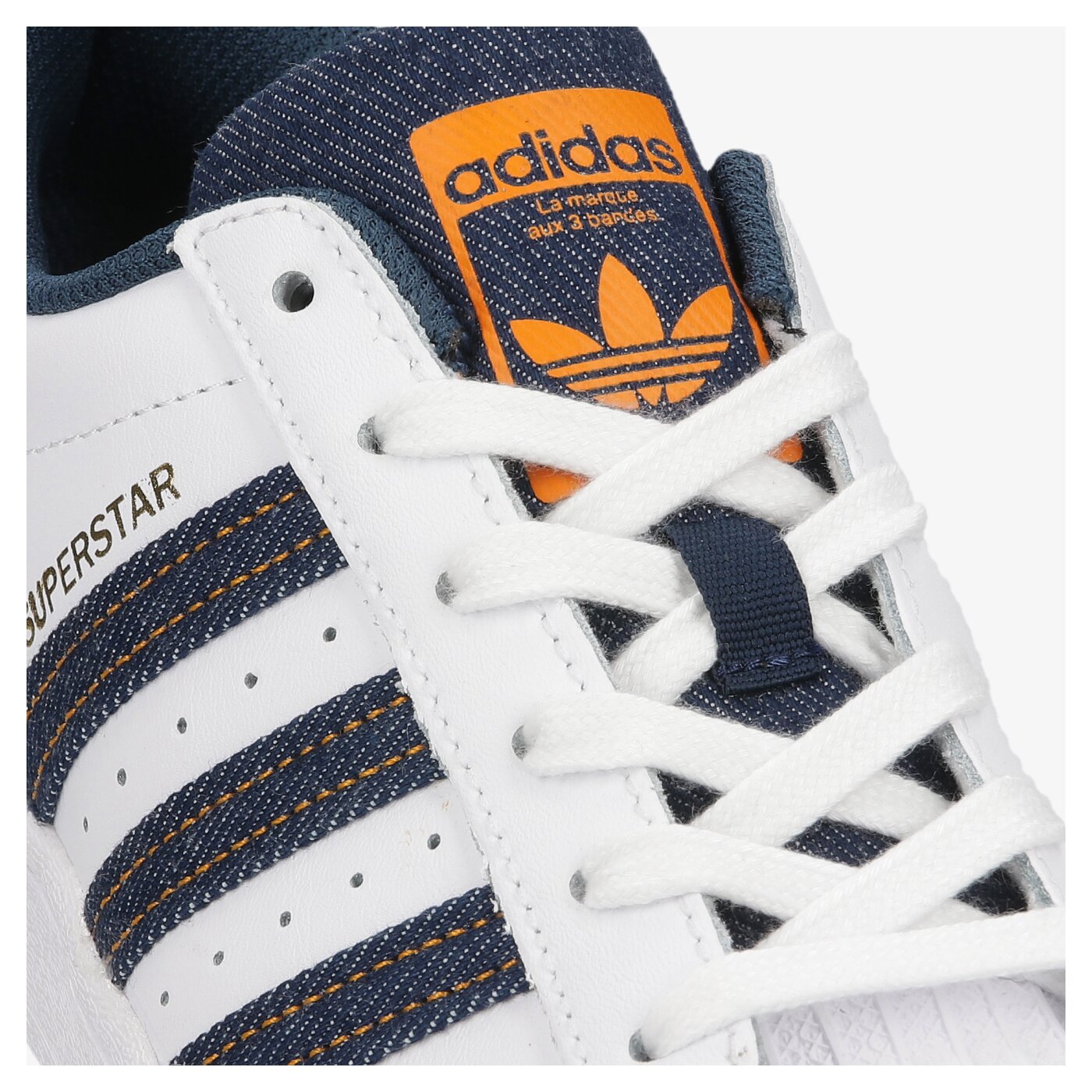 Детски маратонки ADIDAS SUPERSTARJ h04025 цвят бял
