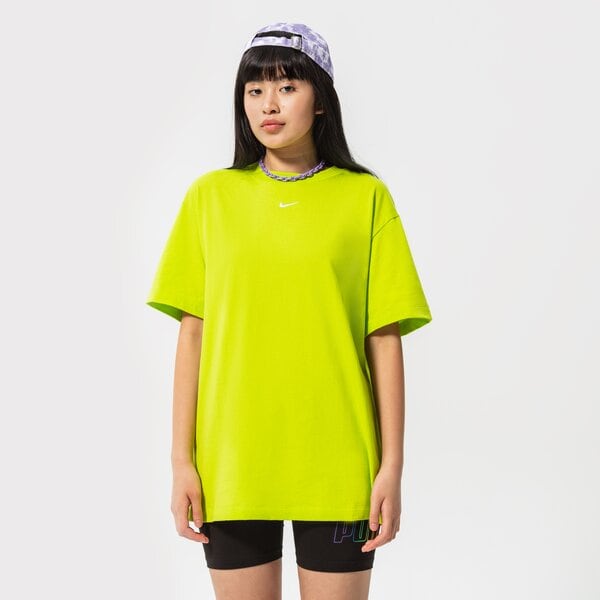 Дамска тениска NIKE ТЕНИСКА SPORTSWEAR ESSENTIAL OVERSIZED dn5697-321 цвят неоново жълто