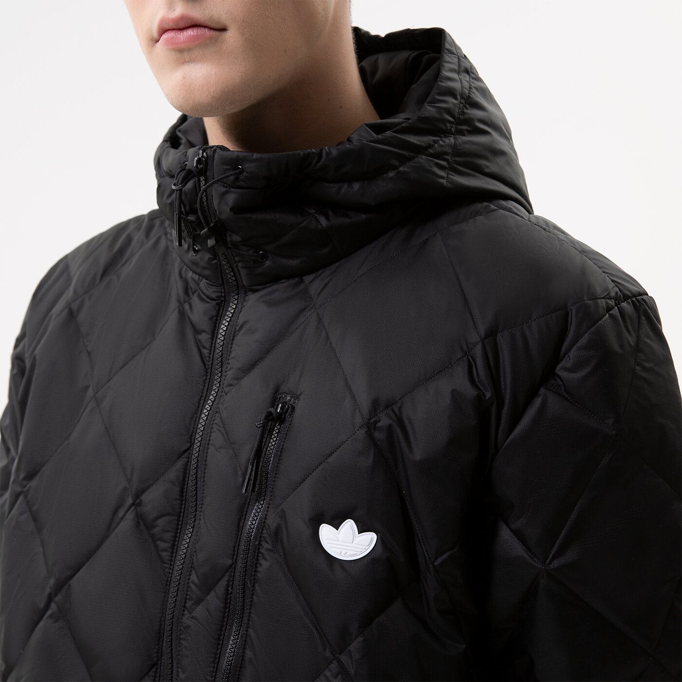 Мъжко зимно яке ADIDAS ЯКЕ ЗИМНО DOWN QUILT PUFF hl9205 цвят черен