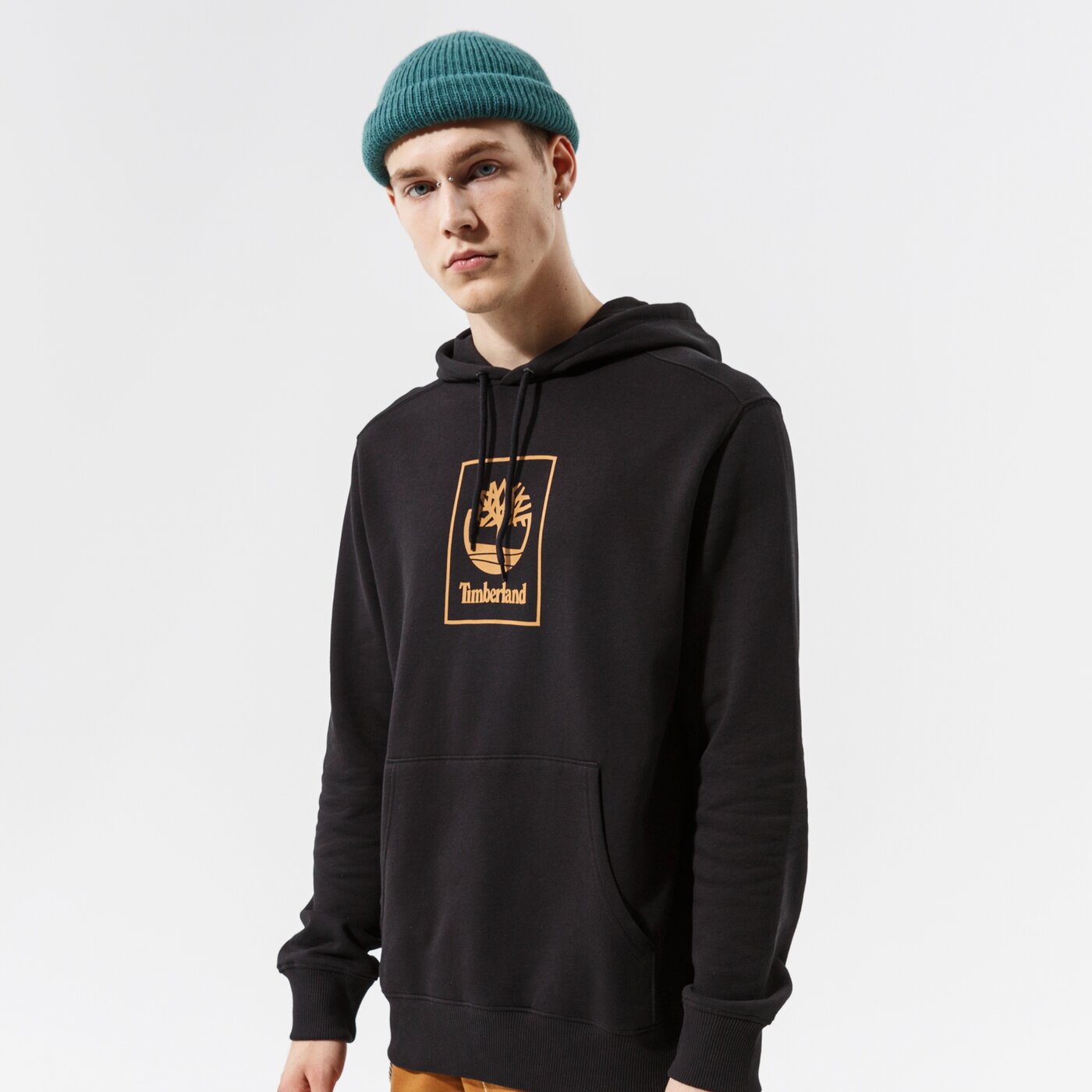 Мъжки суичър TIMBERLAND СУИТЧЪР С КАЧУЛКА TREE LOGO HOODED BLACK tb0a5phm0011 цвят черен