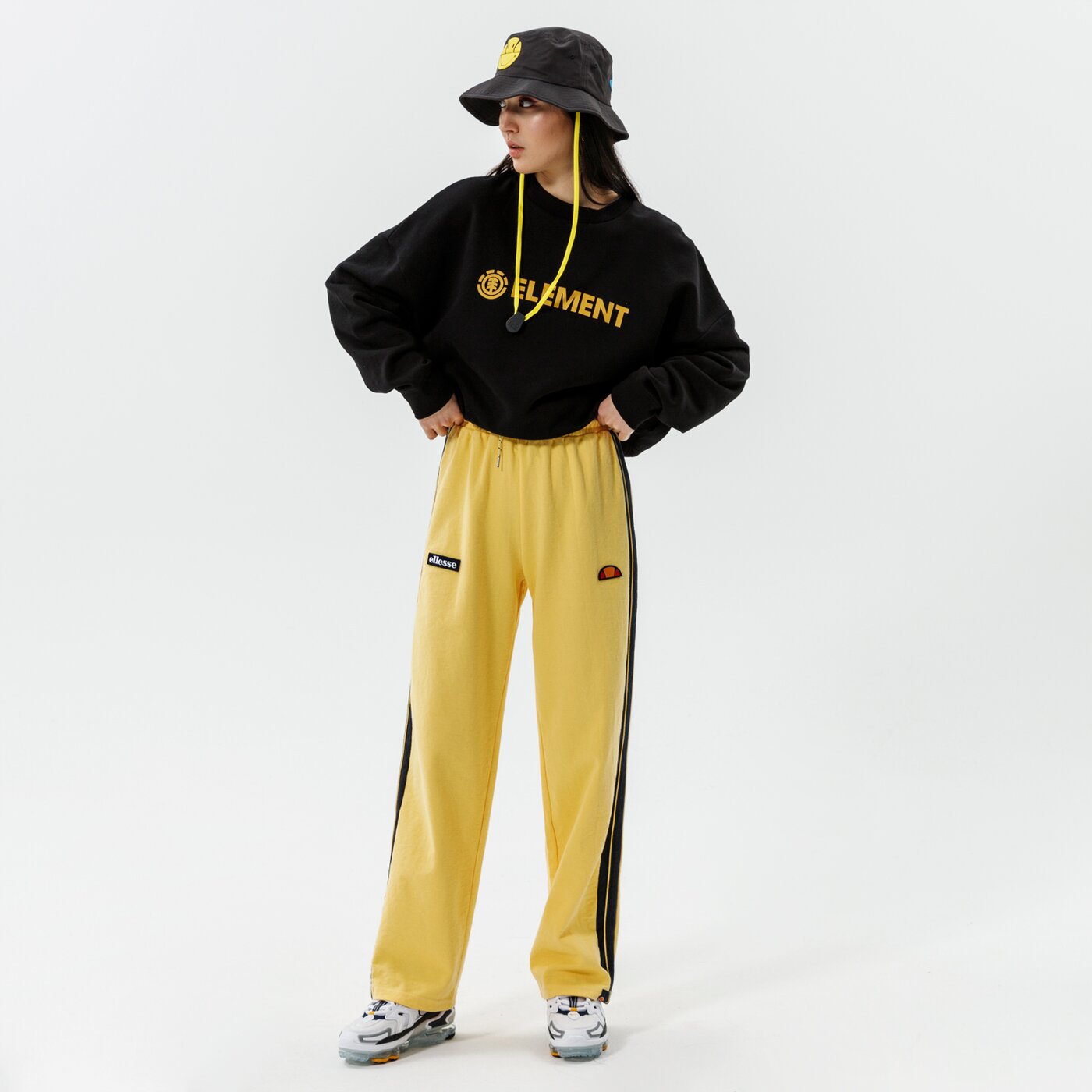 Дамски суичър ELEMENT СУИТЧЪР LOGIC CREW W z3crb23732 цвят черен