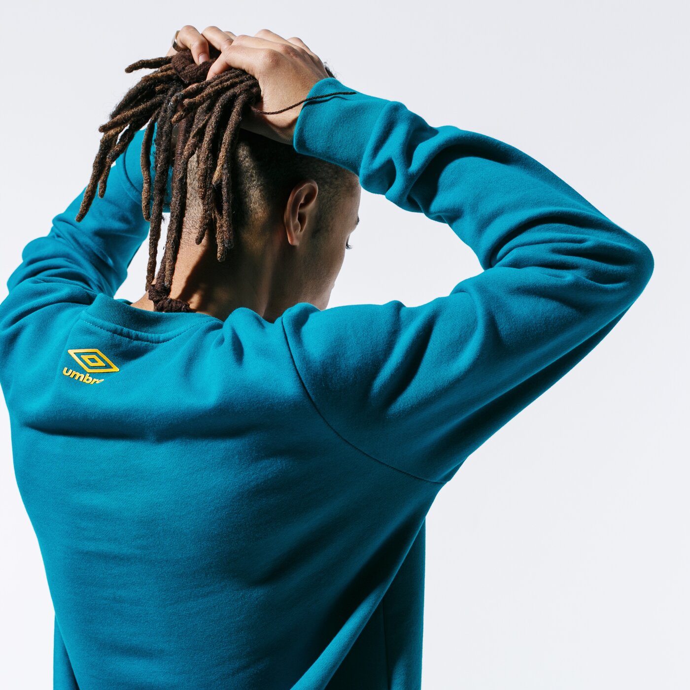 Мъжки суичър UMBRO СУИТЧЪР RETRO SWEATSHIRT GRN ul39blm89002 цвят зелен