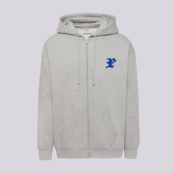 Мъжки суичър PROSTO СУИТЧЪР СЪС ЗАКОПЧАВАНЕ   ZIP HOODIE GHOTIC P GRAY kl252mswe2121 цвят сив