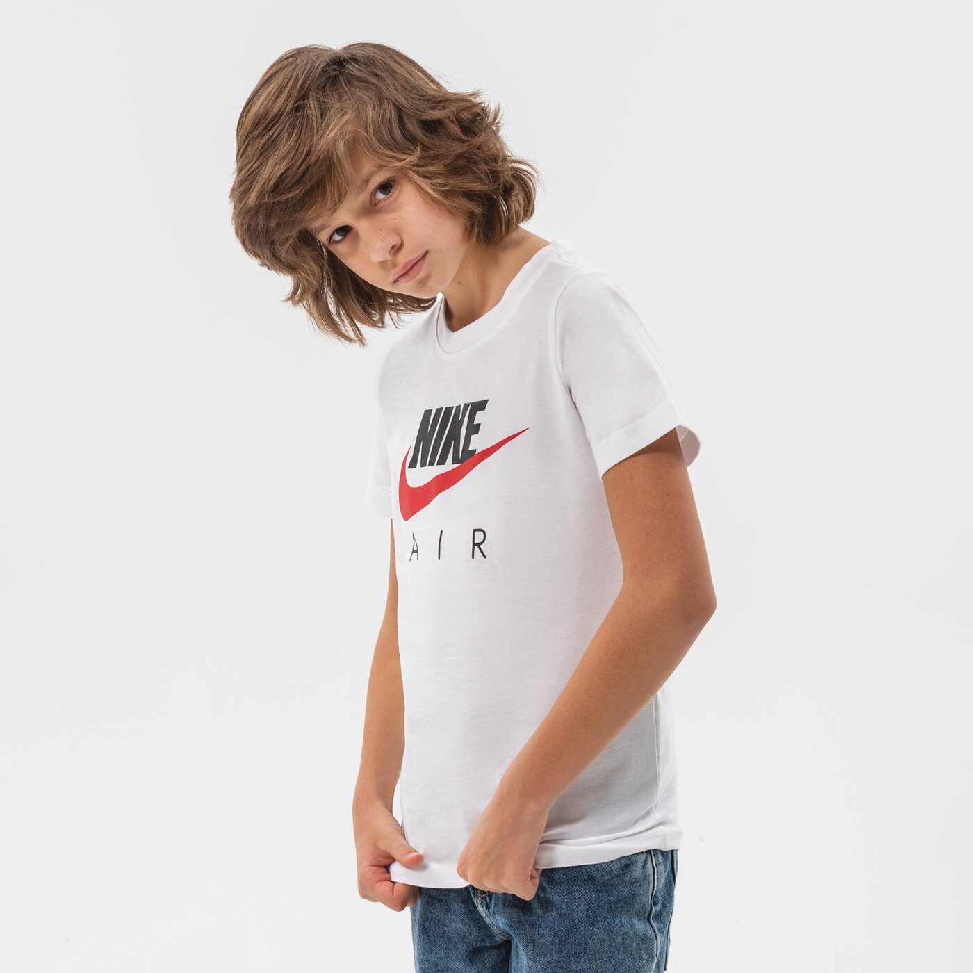 Детска тениска NIKE ТЕНИСКА NIKE AIR BOY cz1828-100 цвят бял