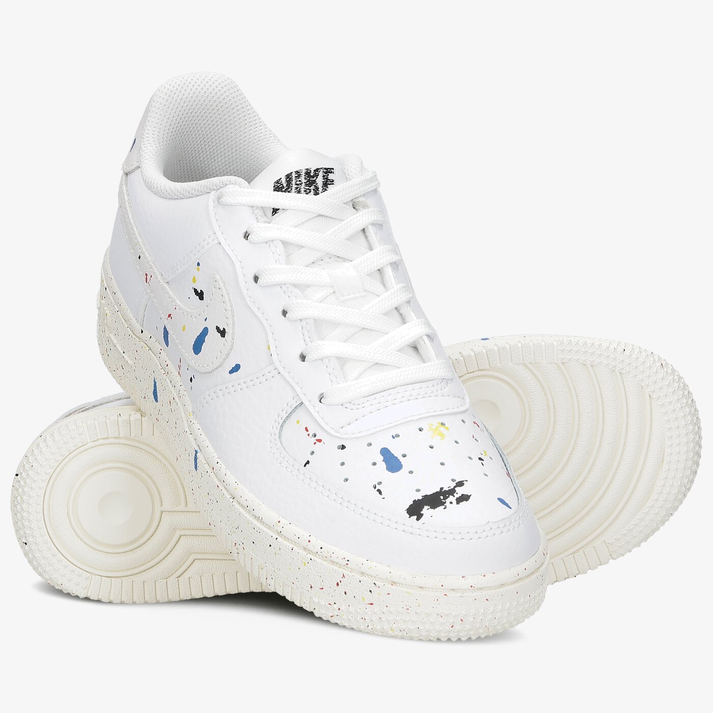 Детски маратонки NIKE AIR FORCE 1 LV8 3 dj2598-100 цвят бял