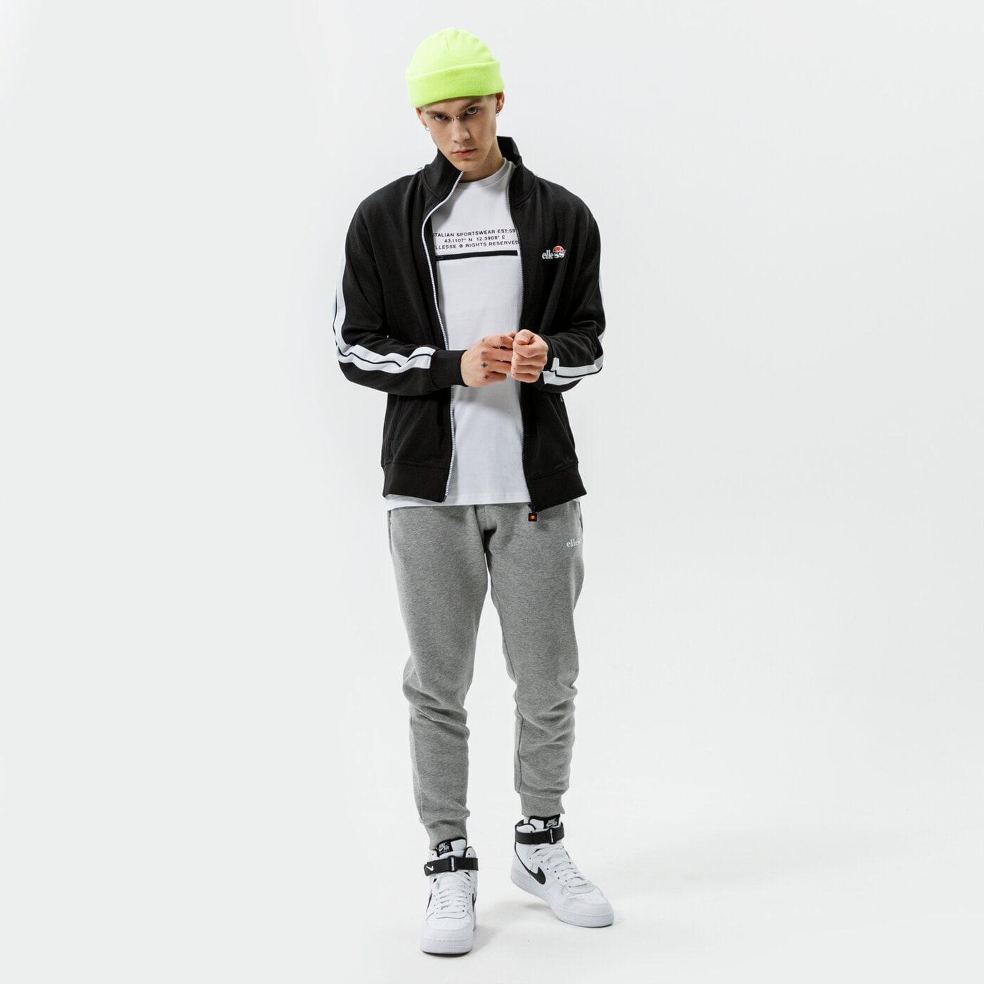 Мъжка тениска ELLESSE ТЕНИСКА PIEDMONT TEE WHT shi11160908 цвят бял