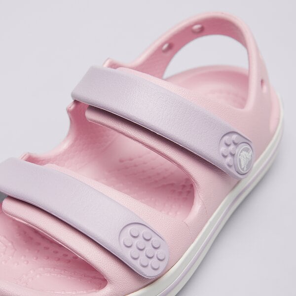 Детски чехли и сандали CROCS CROCBAND CRUISER SANDAL T 209424-84i цвят розов