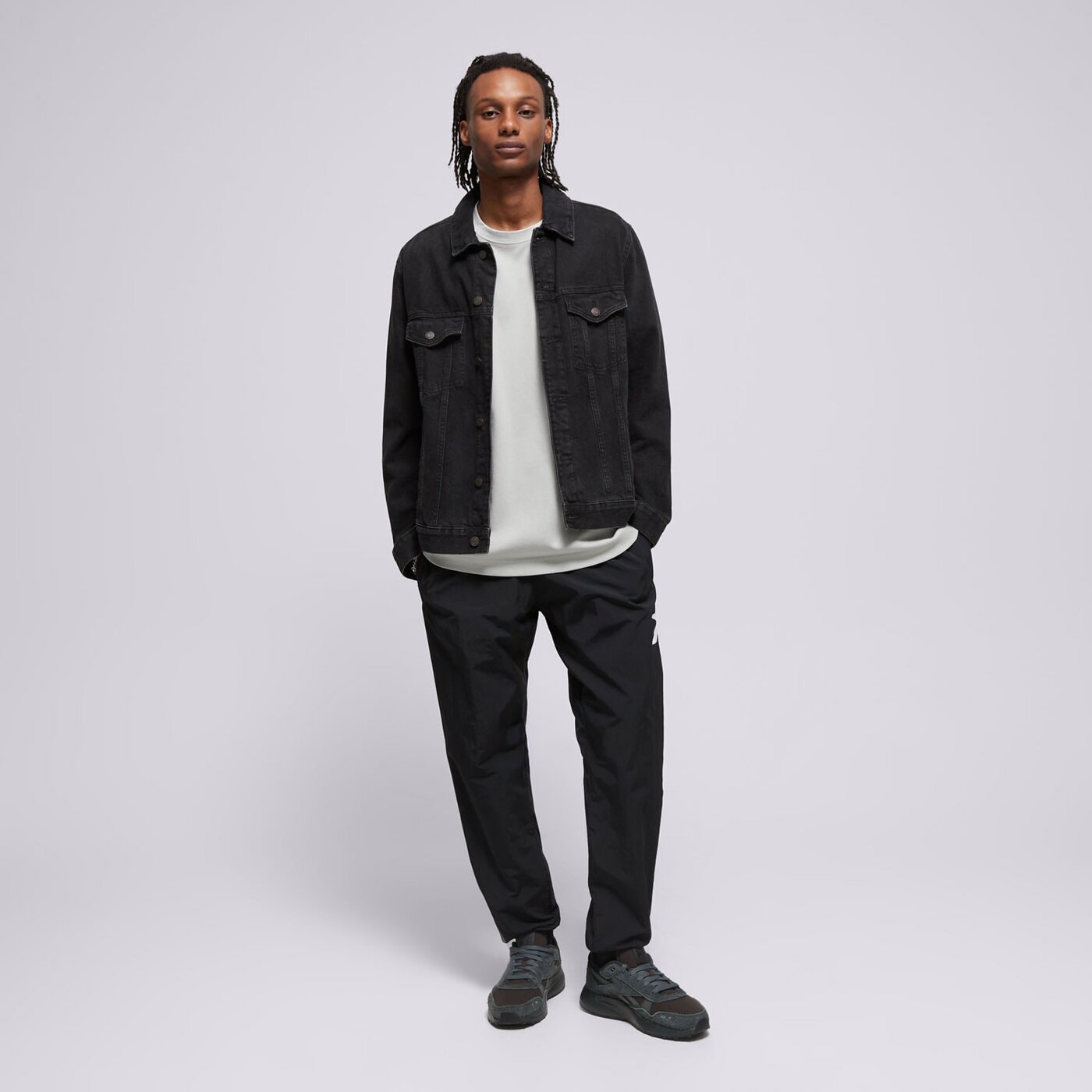 Мъжки панталони REEBOK ПАНТАЛОНИ CL VECTOR TRACKPANT 100031183 цвят черен