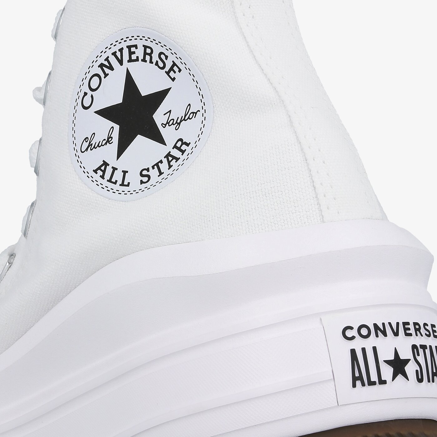 Дамски маратонки CONVERSE CHUCK TAYLOR ALL STAR MOVE HIGH  568498c цвят бял