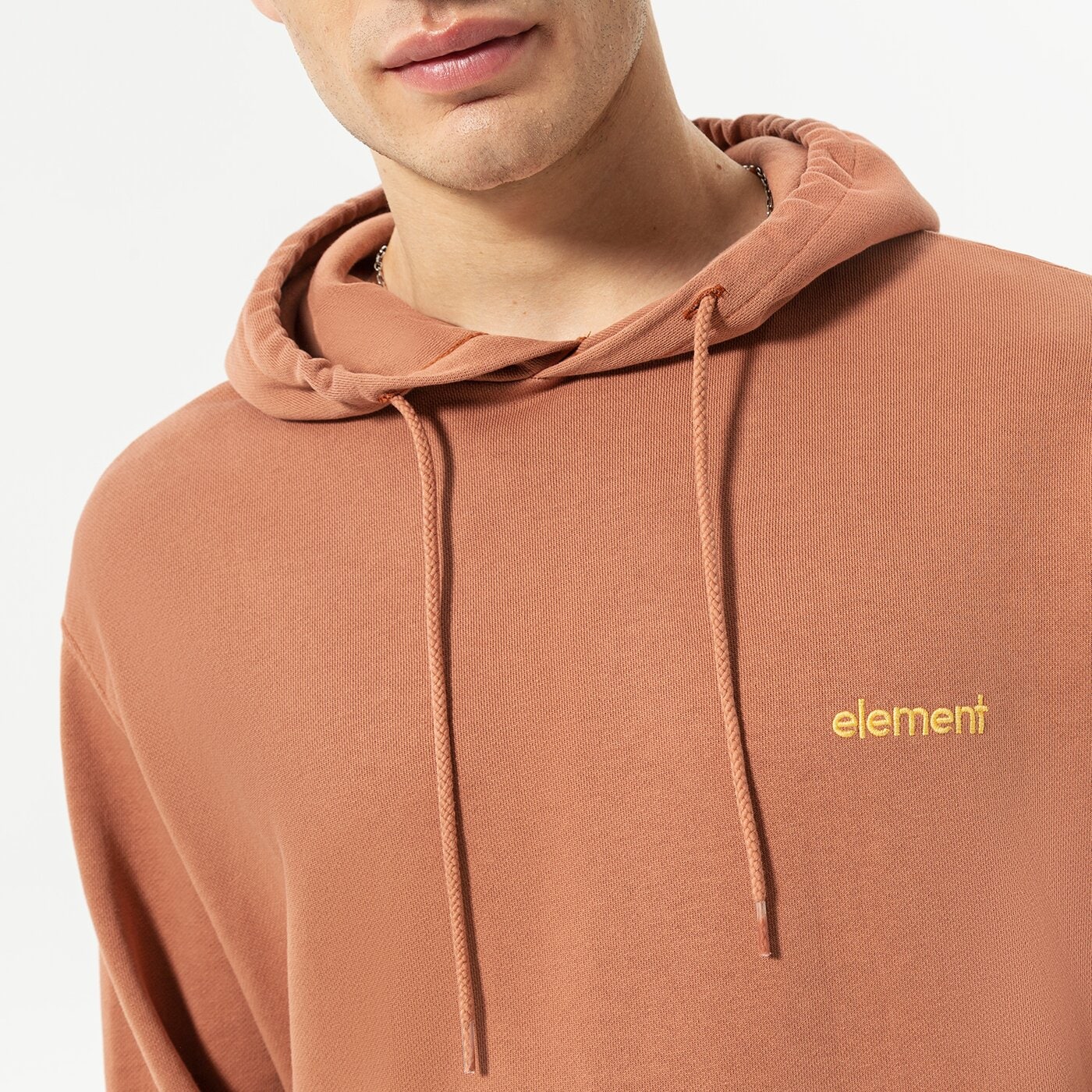 Мъжки суичър ELEMENT СУИТЧЪР С КАЧУЛКА CORNELL 3.0 PO c1hob1-3699 цвят коралов
