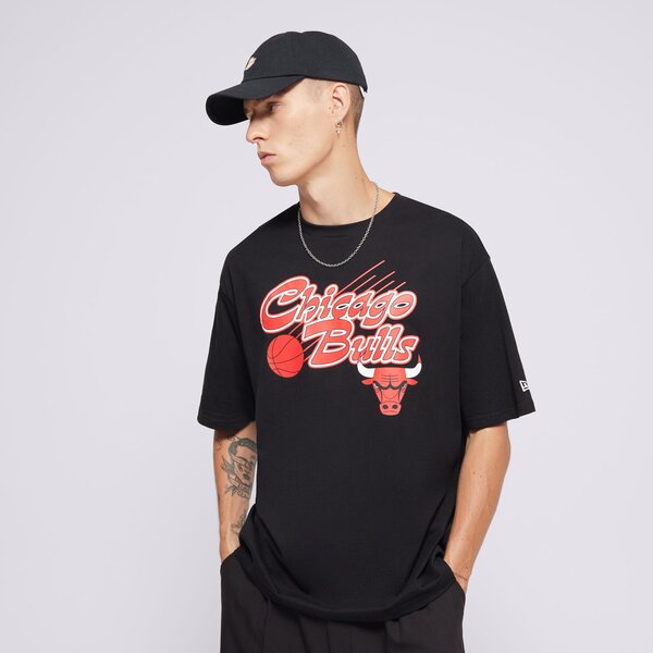 Мъжка тениска NEW ERA ТЕНИСКА NBA SCRIPT OS BULLS CHICAGO BULLS BLKFDR 60564786 цвят черен