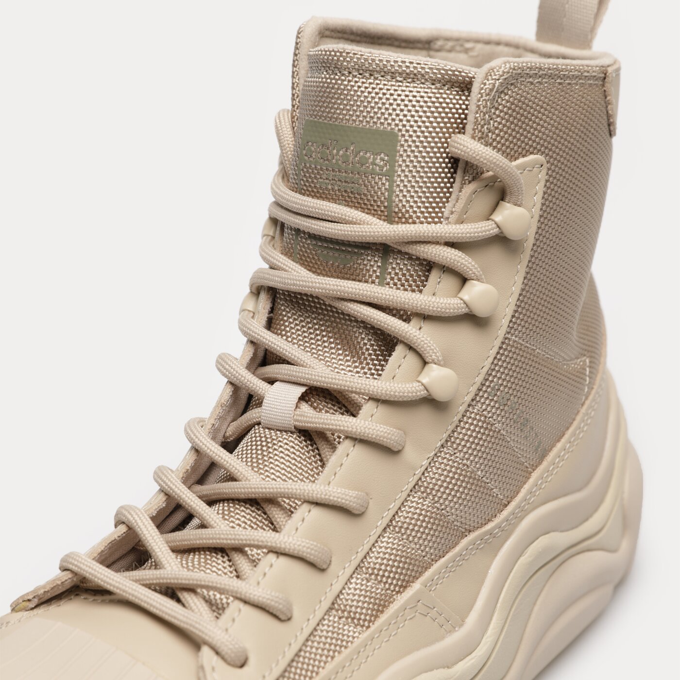 Дамски маратонки ADIDAS SUPERSTAR MILLENCON BOOT W id4263 цвят бежов