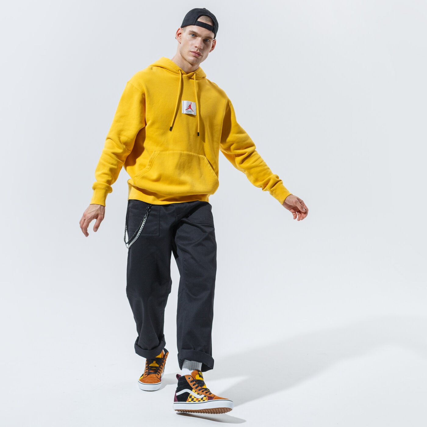 Мъжки суичър JORDAN СУИТЧЪР С КАЧУЛКА M J FLIGHT FLEECE PO ck6468-711 цвят жълт