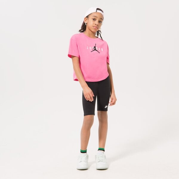 Детска тениска JORDAN ТЕНИСКА MJ HBR SUSTAINABLE TEE GIRL 45b923-aa7 цвят розов