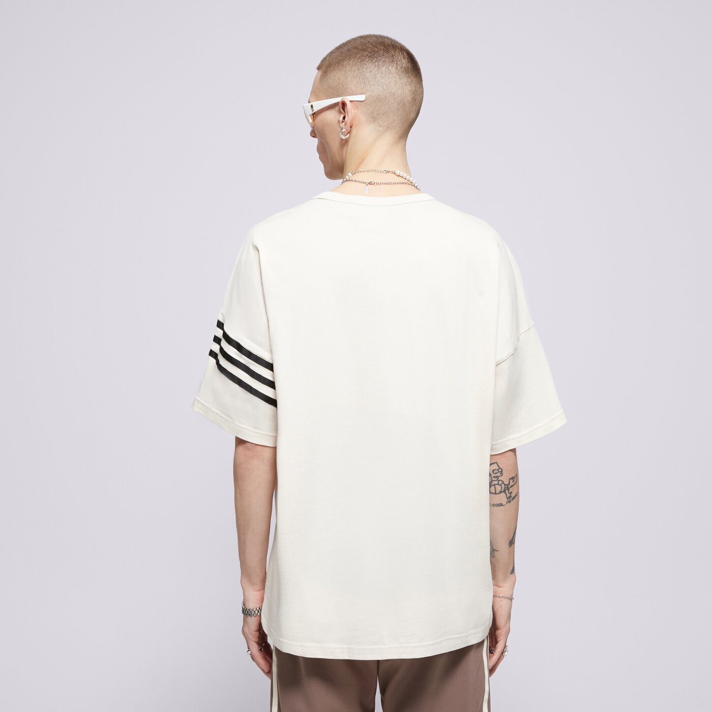 Мъжка тениска ADIDAS ТЕНИСКА NEU C TEE jc9933 цвят бежов