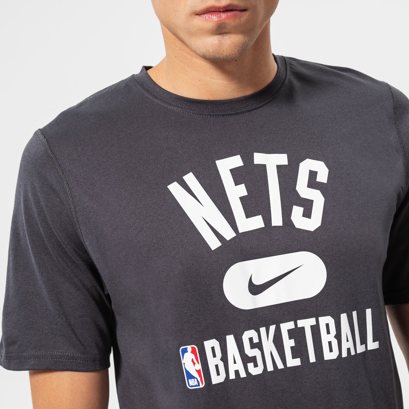 Мъжка тениска NIKE ТЕНИСКА BKN M NK DF ES PRT GPX SS TEE NBA da5913-060 цвят черен
