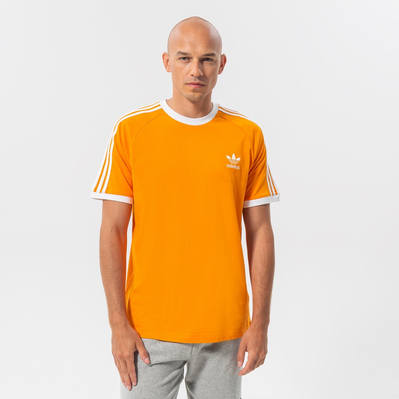 Мъжка тениска ADIDAS ТЕНИСКА 3-STRIPES TEE he9551 цвят жълт