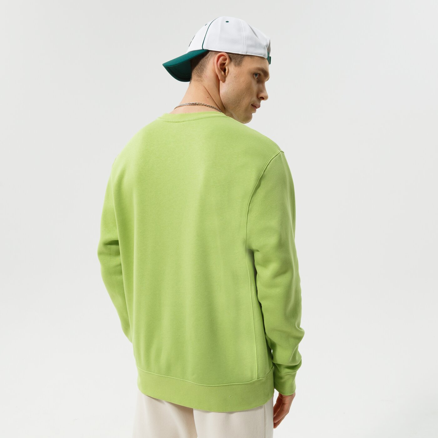 Мъжки суичър NIKE СУИТЧЪР NIKE SPORTSWEAR CLUB FLEECE bv2662-332 цвят зелен