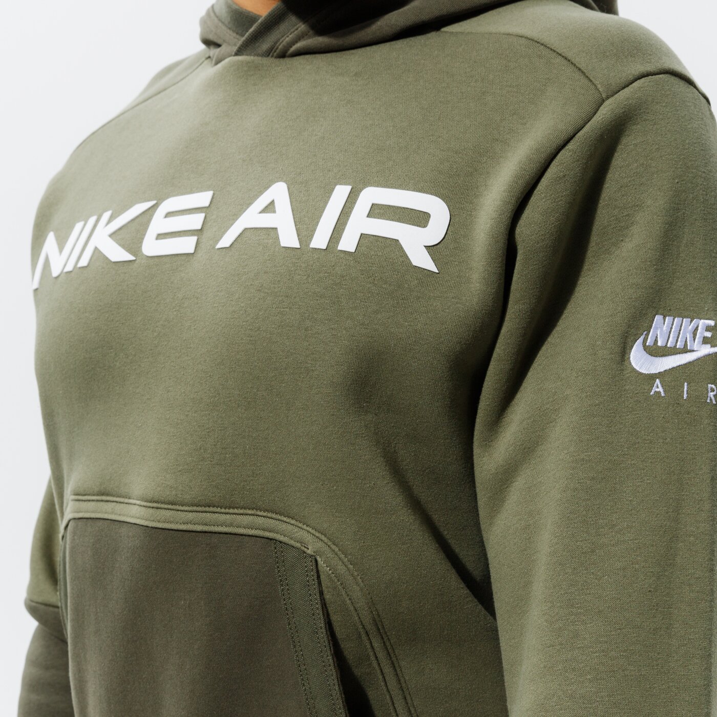 Мъжки суичър NIKE СУИТЧЪР С КАЧУЛКА AIR da0212-222 цвят каки