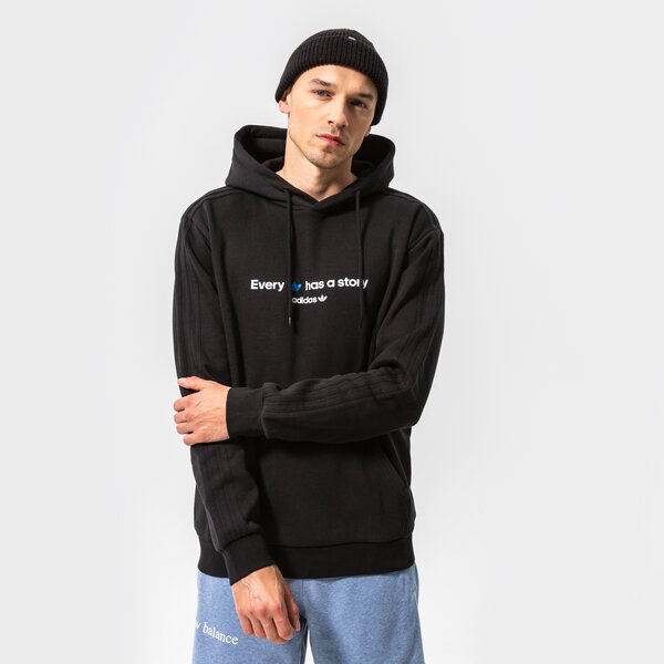 Мъжки суичър ADIDAS СУИТЧЪР С КАЧУЛКА TREFOIL C HOODY hc7162 цвят черен