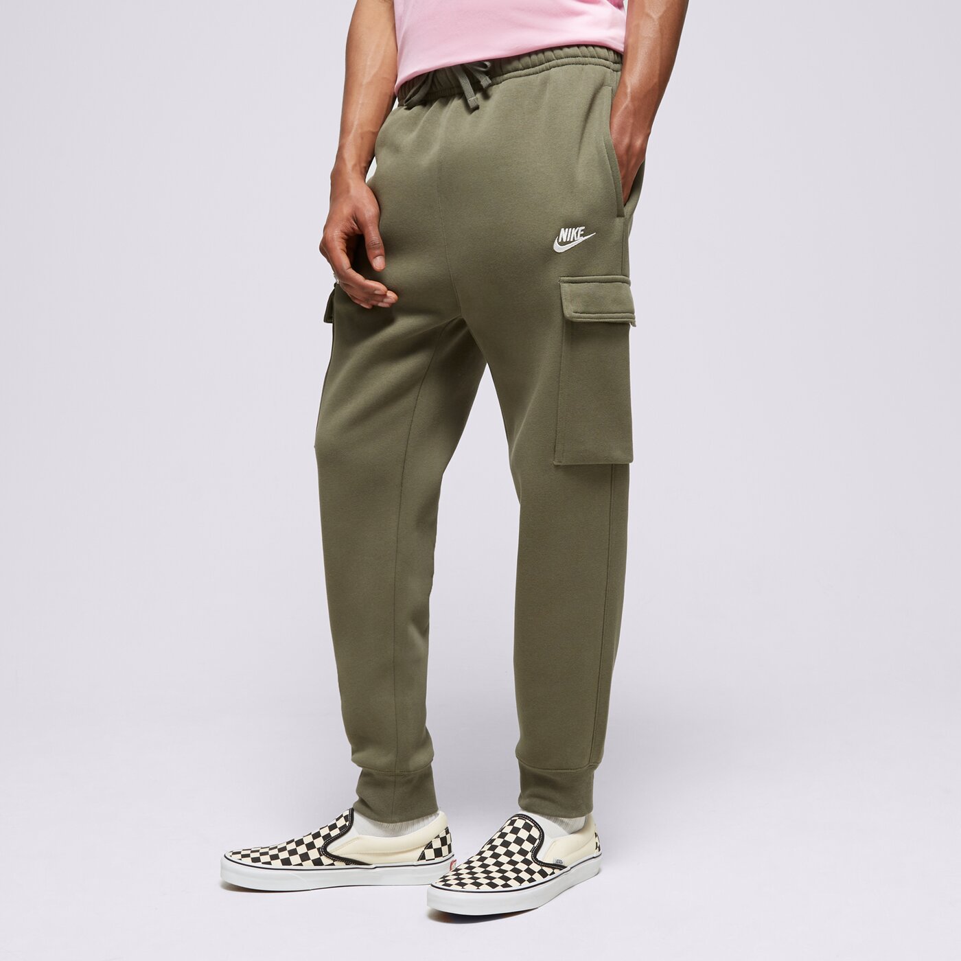 Мъжки панталони NIKE ПАНТАЛОНИ M NSW CLUB PANT CARGO BB cd3129-380 цвят черен